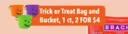 Tony’s Fresh Market Trick or Treat Bag and Bucket offer