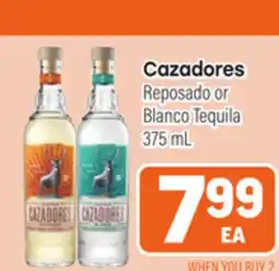 Tony’s Fresh Market Cazadores Reposado or Blanco Tequila offer