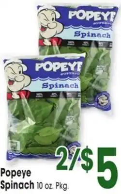 Jewel-Osco Popeye Spinach offer