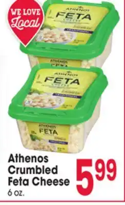Jewel-Osco Athenos Crumbled Crumbled Feta Cheese offer