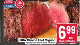 Jewel-Osco USDA Choice Filet Mignon offer