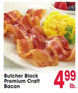 Jewel-Osco Butcher Block Premium Craft Bacon offer