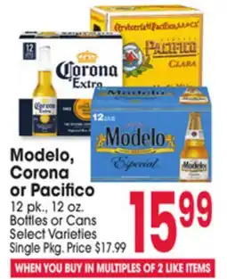 Jewel-Osco Modelo, Corona or Pacifico offer
