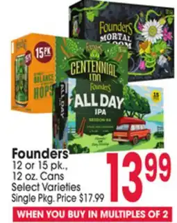 Jewel-Osco Founders offer