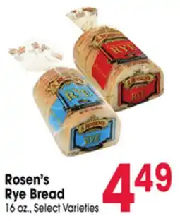 Jewel-Osco Rosen's Rye Bread offer