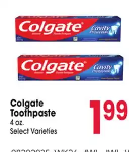 Jewel-Osco Colgate Toothpaste offer