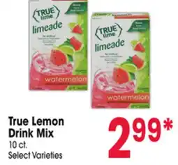 Jewel-Osco True Lemon Drink Mix offer