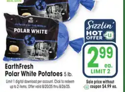 Jewel-Osco EarthFresh Polar White Potatoes offer