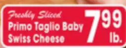 Jewel-Osco Primo Taglio Baby Swiss Cheese offer