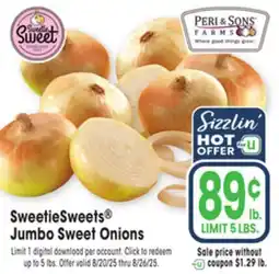 Jewel-Osco SweetieSweets Jumbo Sweet Onions offer