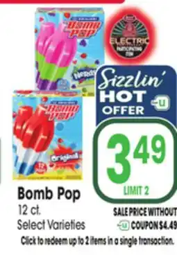 Jewel-Osco Bomb Pop offer