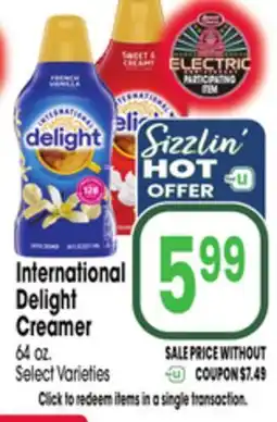 Jewel-Osco International Delight Creamer offer