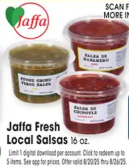 Jewel-Osco Jaffa Fresh Local Salsas offer