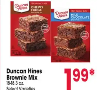 Jewel-Osco Duncan Hines Brownie Mix offer