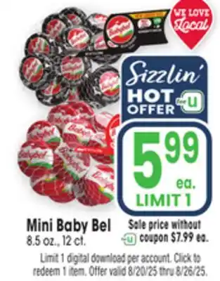 Jewel-Osco Mini Baby Bel offer