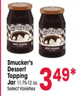 Jewel-Osco Smucker's Dessert Topping Jar offer