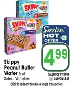 Jewel-Osco Skippy Peanut Butter Wafer offer