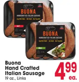 Jewel-Osco Buona Hand Crafted Italian Sausage offer