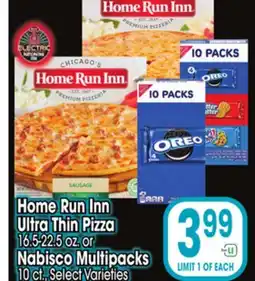 Jewel-Osco Home Run Inn Ultra Thin Pizza 16.5-22.5 oz. or Nabisco Multipacks 10 ct offer