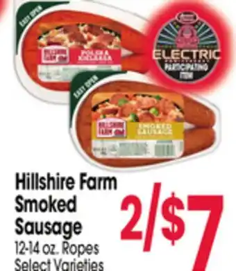 Jewel-Osco Hillshire Farm Smoked Sausage offer