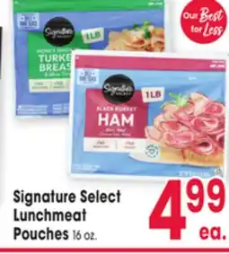 Jewel-Osco Signature Select Lunchmeat Pouches offer