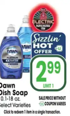 Jewel-Osco Dawn Dish Soap offer