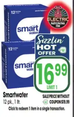Jewel-Osco Smartwater offer