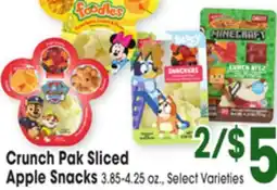 Jewel-Osco Crunch Pak Sliced Apple Snacks offer
