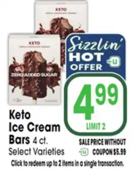 Jewel-Osco Keto Ice Cream Bars offer