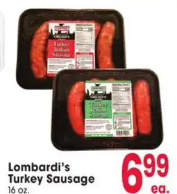 Jewel-Osco Lombardi's Turkey Sausage offer