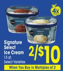 Jewel-Osco Signature Select Ice Cream offer