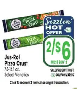 Jewel-Osco Jus-Rol Pizza Crust offer
