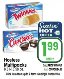 Jewel-Osco Hostess Multipacks offer