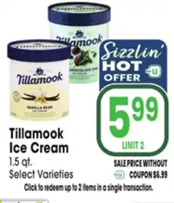 Jewel-Osco Tillamook Ice Cream offer
