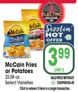 Jewel-Osco McCain Fries or Potatoes offer