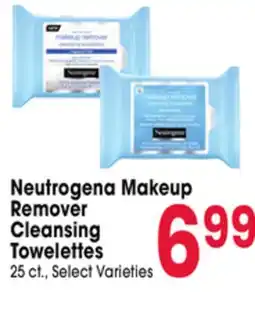 Jewel-Osco Neutrogena Makeup Remover Cleansing Towelettes offer