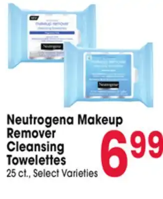 Jewel-Osco Neutrogena Makeup Remover Cleansing Towelettes offer