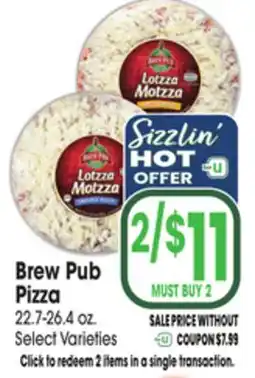 Jewel-Osco Brew Pub Pizza offer