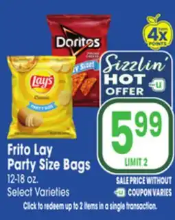 Jewel-Osco Frito Lay Party Size Bags offer