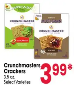 Jewel-Osco Crunchmasters Crackers offer