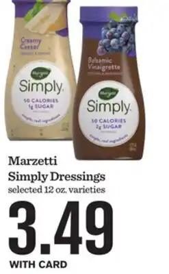 Mariano's Marzetti Simply Dressings offer