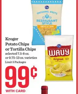 Mariano's Kroger Potato Chips or Tortilla Chips offer
