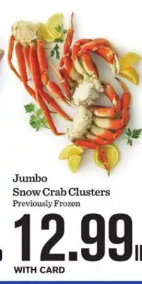 Mariano's Jumbo Snow Crab Clusters offer