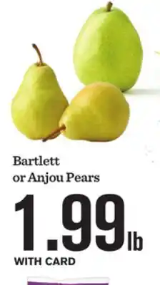 Mariano's Bartlett or Anjou Pears Asparagus offer