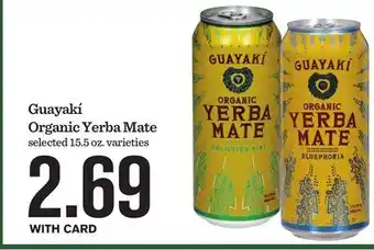 Mariano's Guayakí Organic Yerba Mate offer