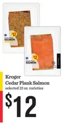 Mariano's Kroger Cedar Plank Salmon offer