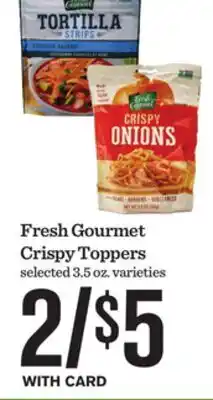 Mariano's Fresh Gourmet Crispy Toppers offer