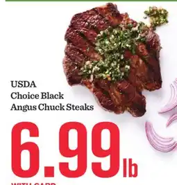 Mariano's USDA Choice Black Angus Chuck Steaks offer