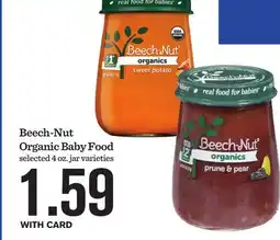Mariano's Beech-Nut Organic Baby Food offer