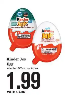 Mariano's Kinder Joy Egg offer